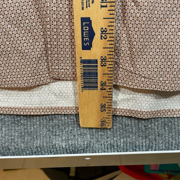 Resistol Rodeo Gear Pearl Snap Shirt Men's XXL Beige Geometric Allover Sawtooth - Picture 11 of 13